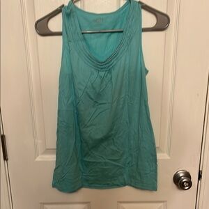 LOFT Women's Aqua Sleeveless Top